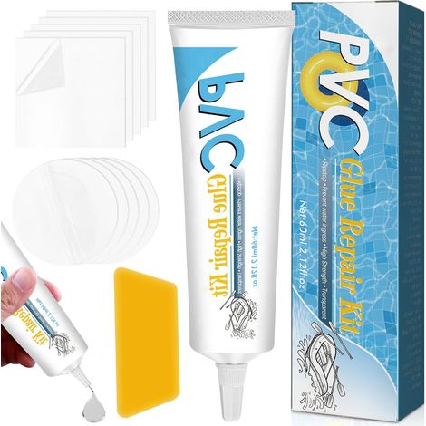 Kit Reparation Piscine, Rustine Piscine, Rustine Spa Gonflable, Transparente Kit Reparation Spa Gonflable, Reparation Liner Piscine, Rustine Matelas Gonflable pour Bouées, Produits Gonflables (1/5)