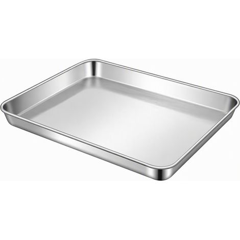 Plateau vapeur rectangulaire en inox 18.5 x 13.5 cm (1/5)