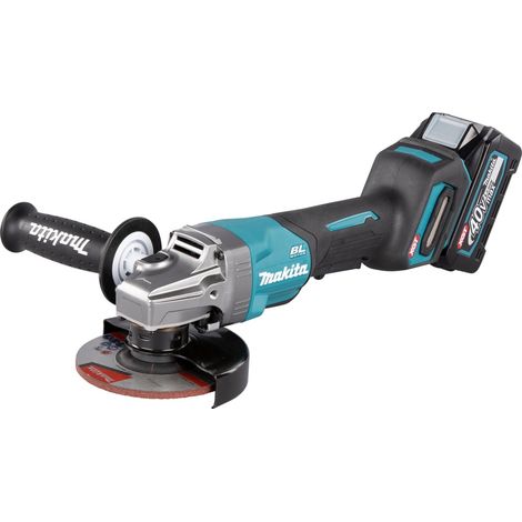 Makita GA016GM201 Akku-Winkelschleifer Ø 125 mm 40 V max. / 2x 4,0 Ah Akku + Ladegerät im Makpac