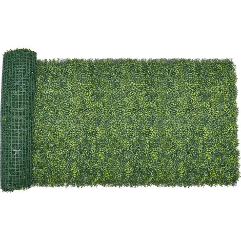 VEVOR Paneles de Cesped Artificial para Pared 300x150 cm Cesped Verde de Milán para Decoración Interior y Exterior 7200 Puntadas Cobertura de Valla de Hiedra Pantalla de Pared para Jardín, Patio