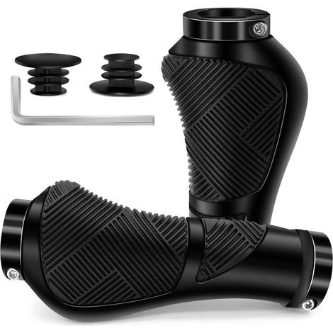 Ergonomische Fahrradgriffe für 22,2mm Lenker, rutschfest & stoßdämpfend (1/5)