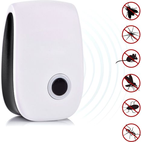 Répulsif anti-insectes domestique sans rayonnement, électronique à ultrasons et silencieux, pour la maison, 90V-250V (prise UE). (1/5)