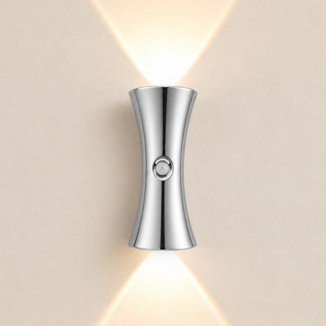 Sablier lampe murale petite lampe de nuit Human induction sans câblage magnétique base d'aspiration dimmable - changement de couleur tricolore (1/2)