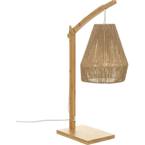Tischlampe PALM Bambus, 55 cm