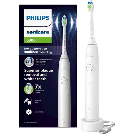 Philips - Sonicare White Electric Toothbrush Series 5300 HX7108/01