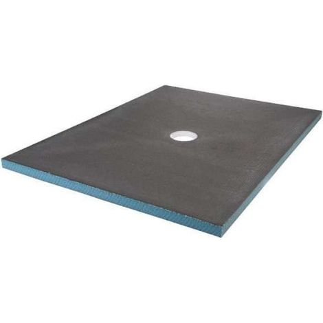 Wedi – Receveur de douche à carreler 180 x 90 cm – Écoulement centré – Pente intégrée – Système étanche pour salles de bains