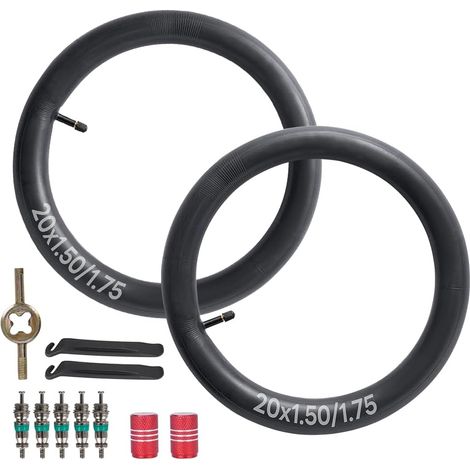 Innenschlauch, pannensicher, verdickt, 20 x 1,50-1,75, für E-Bike-Reifen, Falt-Mountainbikes, Rennräder oder Offroad-Mountainbikes (1/5)