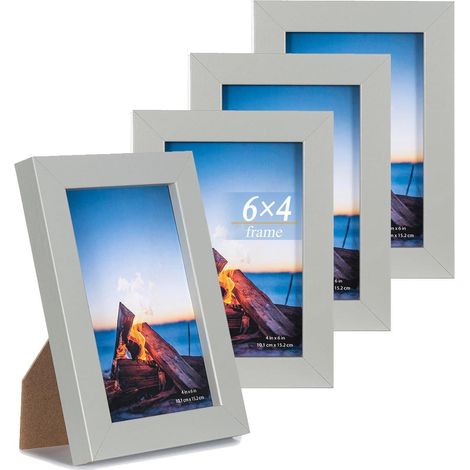 Bilderrahmen Scholar Tree Grau 30x40 cm MDF Holz-Rahmen Acrylglas 2er Set (1/5)
