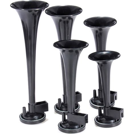 12V 120dB Klaxon Air Horn Corne Trompe Avertisseur Pneumatique Compresseur Auto Fantablau (1/4)