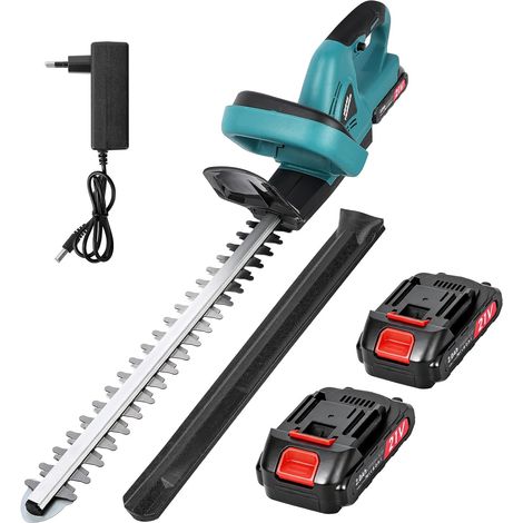 2 Taille Haie Batterie 21V, Lame 51cm, Coupe 20mm, Moteur Brushless, Pour Jardin Haies Arbustes (1/5)