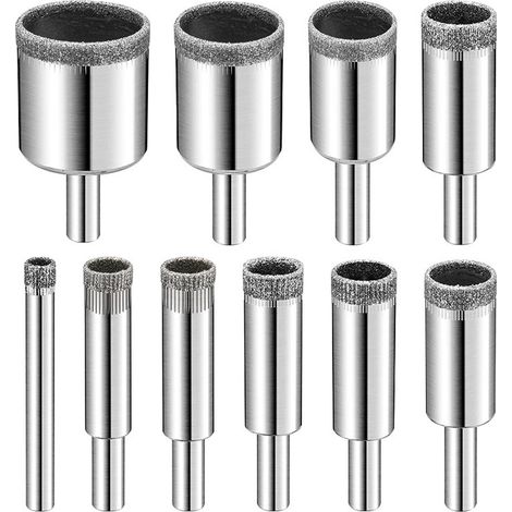 Diamantbohrer, Bohrwerkzeug für Glas-, Keramik- und Marmorfliesen, Bohrer, Bohrwerkzeug (1/5)