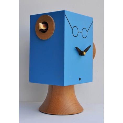Orologio a Cucù da Appoggio 15X24X11Cm Pirondini Italia Faccine J.Lennon Blu Chiaro (1/4)