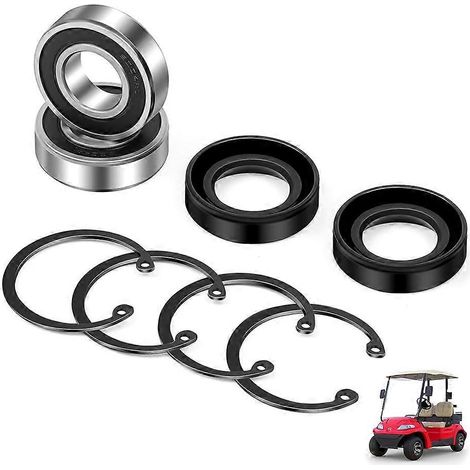 Kit de roulements et joints d'essieu arrière pour voiturette de golf TXTRXV (à partir de 1978), référence 611931 15112G1 15112-G1 70181G01 70181-G01 6 20343