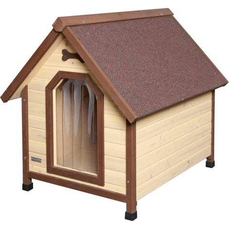 Niche pour chiens 4 saisons 100 x 83 x 94 cm Marron 81349 Kerbl (1/4)