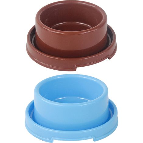 Gamelles surélevées pour chiens et chats, gamelles rondes anti-déversement colorées, abreuvoirs. (1/5)