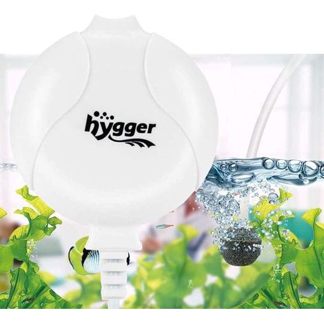 Super Quiet 35dB 1.5W Aquarium Air Pump with Air Stone and Silica Hose for Fish Tank (1/5)