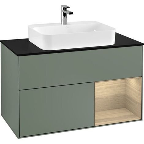 Villeroy & Boch G372PCGM Meuble sous-lavabo Finion G37 (1/2)