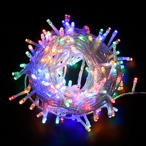 Catena Luminosa di Natale a 300 LED con 8 giochi di Luce per uso Interno/Esterno (Luce Multicolore) (1/2)
