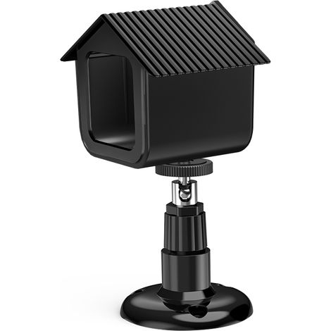 Carcasa protectora de pared, compatible con la cámara Wyze Cam V3, resistente a la intemperie, ajustable 360 grados, para uso en interiores y exteriores (1 unidad, color negro). (1/5)