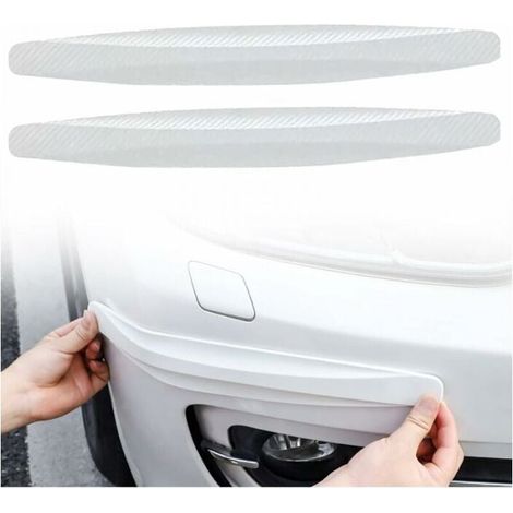 White car bumper strips, bumper rubber strips, bumper protector, anti-collision rubber, anti-collision rubber strips, anti-collision bumper YMYNY