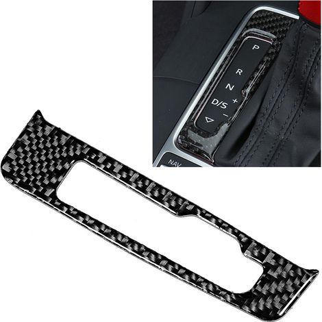 Garniture de cadre de panneau d'équipement en fibre de carbone, adhésif décoratif pour Audi A3 8V 2014-2019 (1/5)