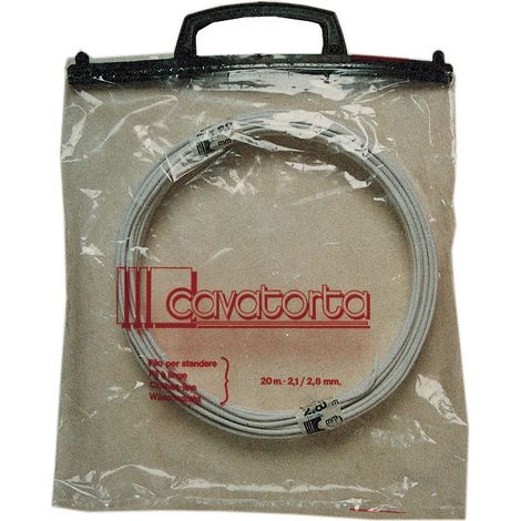 FILO STENDIBIANCHERIA ACC PLAS CAVATORTA CF 20 M- 1,0 bs