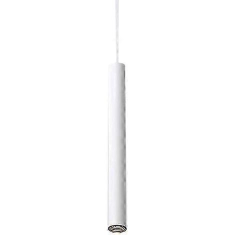 Lampes suspendues LED modernes pour chambre à coucher, lampe de chevet AC110V/220V, style nordique, lampe tubulaire, lampe d'ambiance 12W (10W dimmable, longueur 20CM) pour cuisine, salle à manger ou (1/5)
