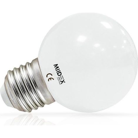 Bomba LED E27 1W 6000K. Miidex Lighting® (1/2)