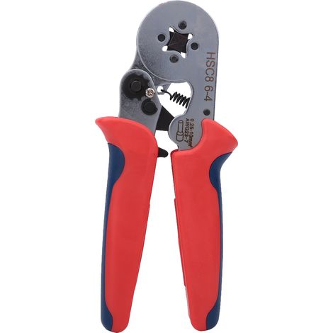 Crimpzange + 1200 Stück Klemmen Selbstjustierende Klemmen Drahtkabel Crimpzange Handwerkzeug HSC8 6-4B HSC8 6-4B+1200PCS(Kupfer) (1/5)