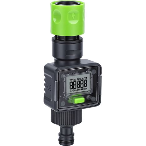 Débitmètre d'eau numérique haute précision avec surveillance en temps réel de la consommation d'eau pour l'arrosage et l'irrigation des jardins (1/5)