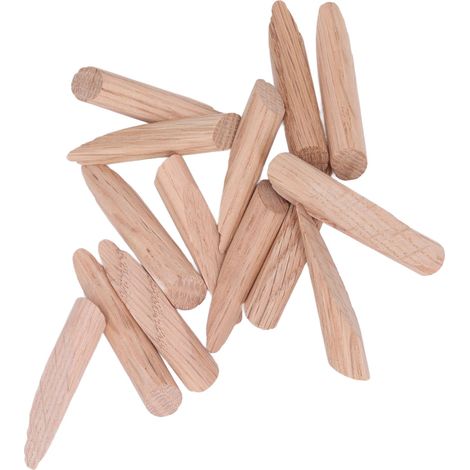 50 Stück 9,5 mm Eichenholz-Taschenlochstopfen für Holzverbindungen – Dübelzubehör-Set (1/5)
