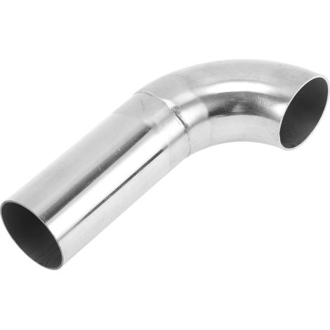 1.77" OD 90° Coude A Mandrin Longueur 3.9" T304 Acier Inoxydable Tube D'Echappement Polissage l Tube Prolonge Pour Soudage Main Courante Escalier HVAC (1/5)