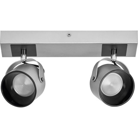 OSRAM DECOR SPOT JUPITER, 11,5W, 410lm, argent, spot, têtes réglables, utilisation polyvalente, spot d’intérieur, ton blanc chaud, finition supérieure, montage facile (1/4)