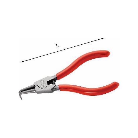 PINZA BECCHI PIEGATI 90° PER ANELLI ELASTICI ESTERNI 128 CP 10-25 MM