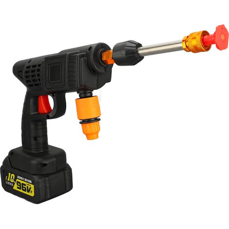 Nettoyeur haute pression sans fil, pistolet de lavage portable multifonctionnel, batterie puissante pour voiture, terrasse et jardin (1/5)