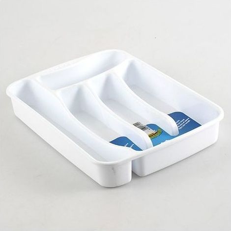 5PZ PORTAPOSATE 5 POSTI LINEA PRIMAVERA POLIPROPILENE COLORE BIANCO cm25x34x5h