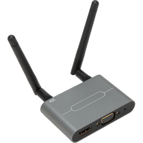 4K 5G WiFi HD Wireless VGA Display Adapter, Multimedia Interface Dongle für Android und iOS, Laptop, Smartphone und Fernseher (1/5)