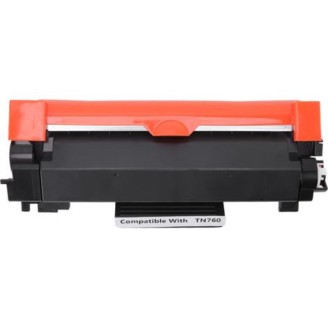 Cartouche d'encre TN760 compatible pour imprimante Brother DCP-L2550DW, version US, 3000 pages, noir, 40g. (1/5)