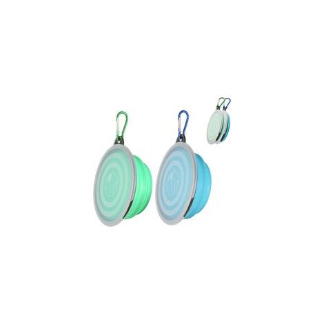 Gamelles pliables avec couvercle pour chiens, gamelles d'eau pour chiens, gamelles de voyage pour chats et chiens, hauteur réglable, légères, adaptées à la marche, à la randonnée et au camping 350 ml