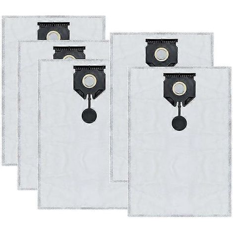 Lot de 5 sacs à poussière haute filtration pour aspirateur Karcher 2.889-154.0 NT 30/1 30L. (1/5)
