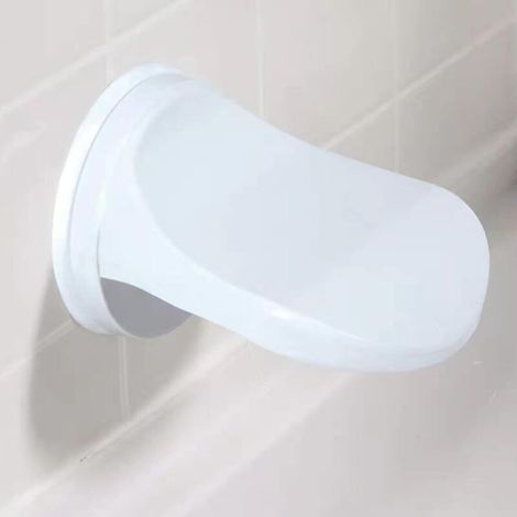 Repose-pieds de douche avec ventouses- pédale de douche antidérapante amovible pour le rasage des jambes- repose-pieds de rasage pour salle de bain- 15 x 11-5 cm. (1/5)