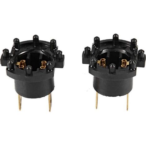 1 Paire H7 Adaptateur de Prise D'ampoule de Phare Adaptateurs de Support de Retenue Adaptateurs de Prise de Phare pour 3 5 323 B28V510A3, Non original (1/4)