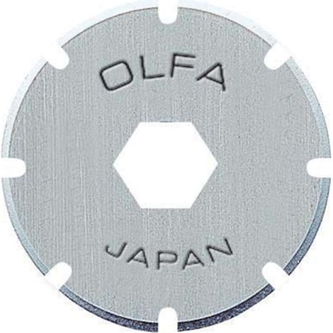 Lames circulaires OLFA en acier de qualité supérieure, 18 mm, lot de 2 unités. (1/3)