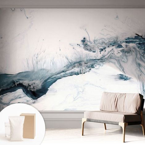 Carta Da Parati - Non Tessuto - Con Colla Inclusa - Per Interni - Ecologica - Con Ingresso - Soggiorno eleganza astratta 312x219 cm (1/5)