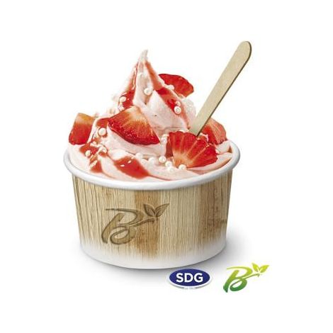 Pot de Glace en Carton Recyclable Nature 230 ml - Lot de 1290 - SDG
