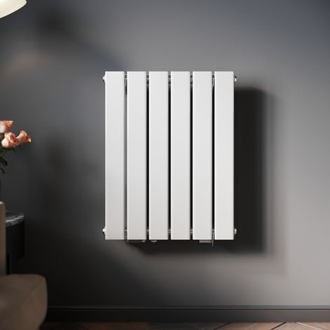 SONNI Design Heizkorper Paneelheizkörper Vertikal Einlagig Weiß Flachheizkörper 600x465mm, 355W (1/5)