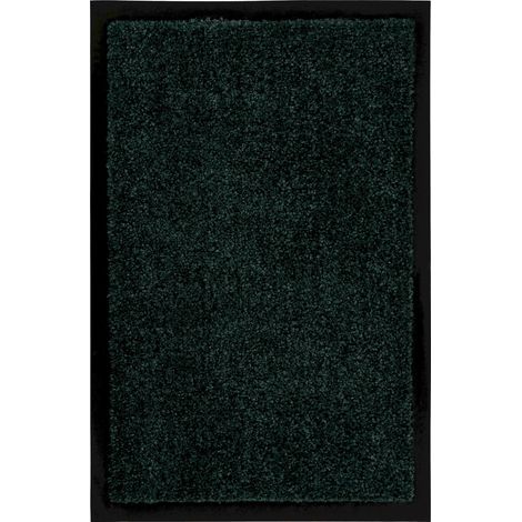 Tapis d entrée vert antidérapant en polyamide robuste - 120 x 80 cm (1/4)
