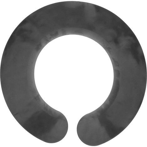 Wasserdichter, strapazierfähiger und weicher Haarschneidekragen – leicht zu reinigender schwarzer Haarfärbeschal (1/5)