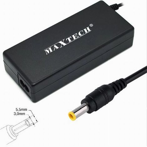 Trade Shop - UNIVERSAL LADEGERÄT STROMVERSORGUNG PC SAMSUNG NOTEBOOK 19V 3,16A 60W PC-CA005 - (1/2)