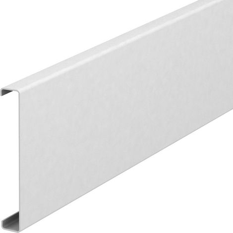 OBO Bettermann Parte superiore 12x76,5x2000 acciaio bianco puro RAL 9010, 6279850